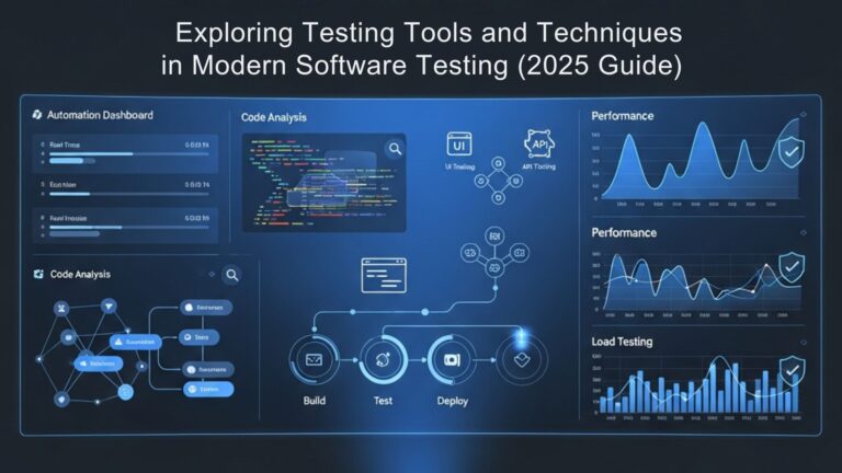 Info Tech Development Testing Exploring Testing Tools and Techniques in Modern Software Testing 2025