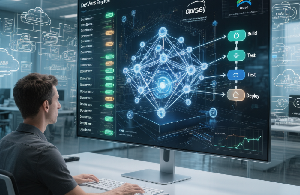 A DevOps engineer is analyzing deployment pipelines with cloud architecture