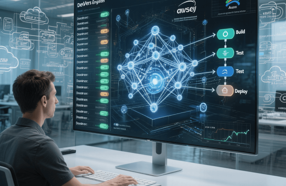 A DevOps engineer is analyzing deployment pipelines with cloud architecture