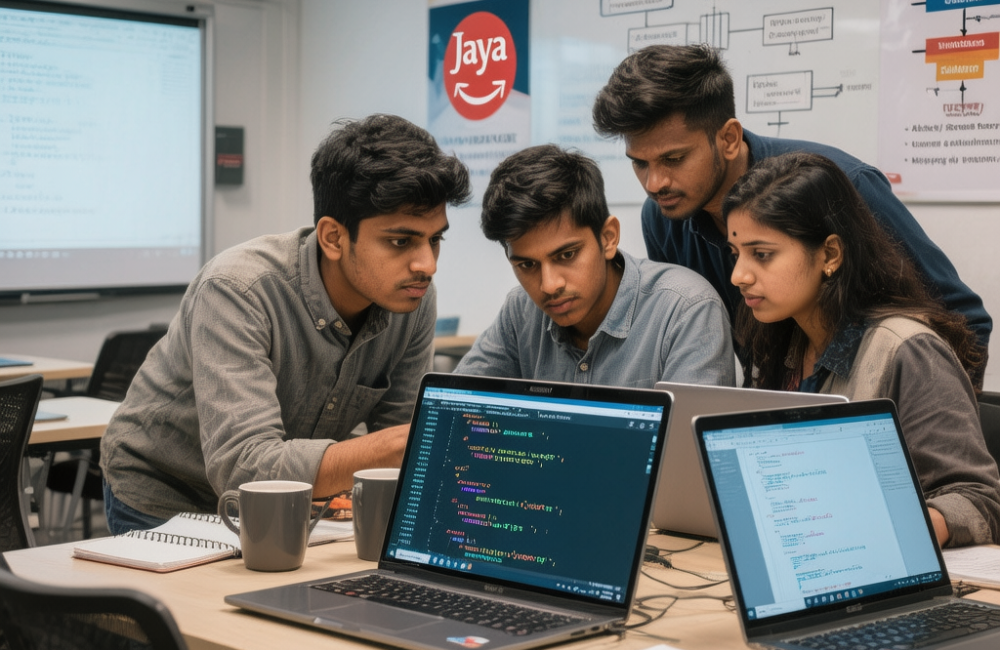 Java full stack development training session
