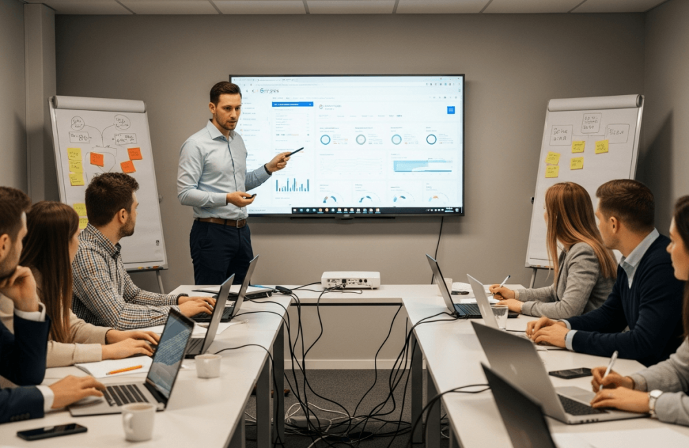 SEO and Google Ads practical training session