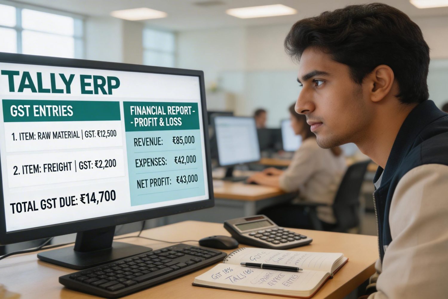 tally accounting course with gst training